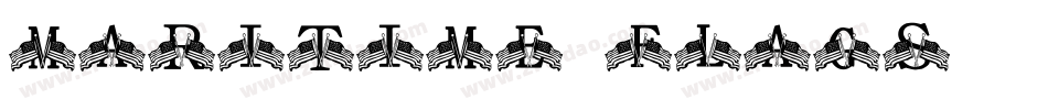 Maritime Flags字体转换